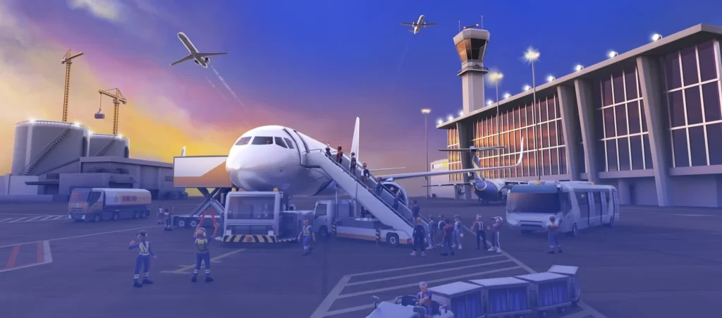 Airport Simulator MOD APK Free Shopping